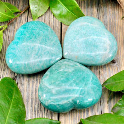 Amazonite Heart