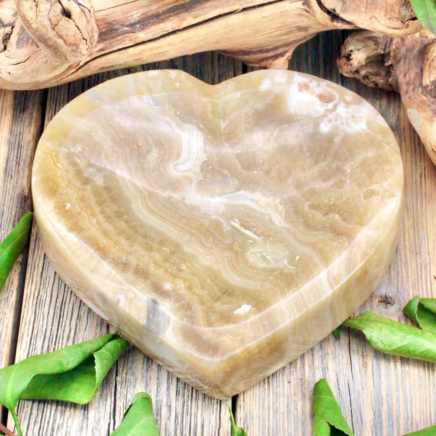 Calcite Heart Bowl