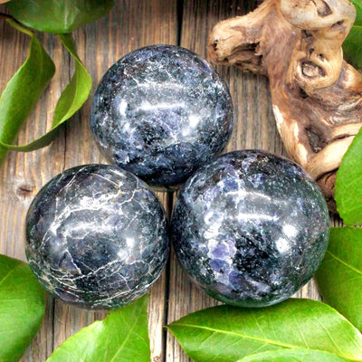 Iolite Sphere - Large