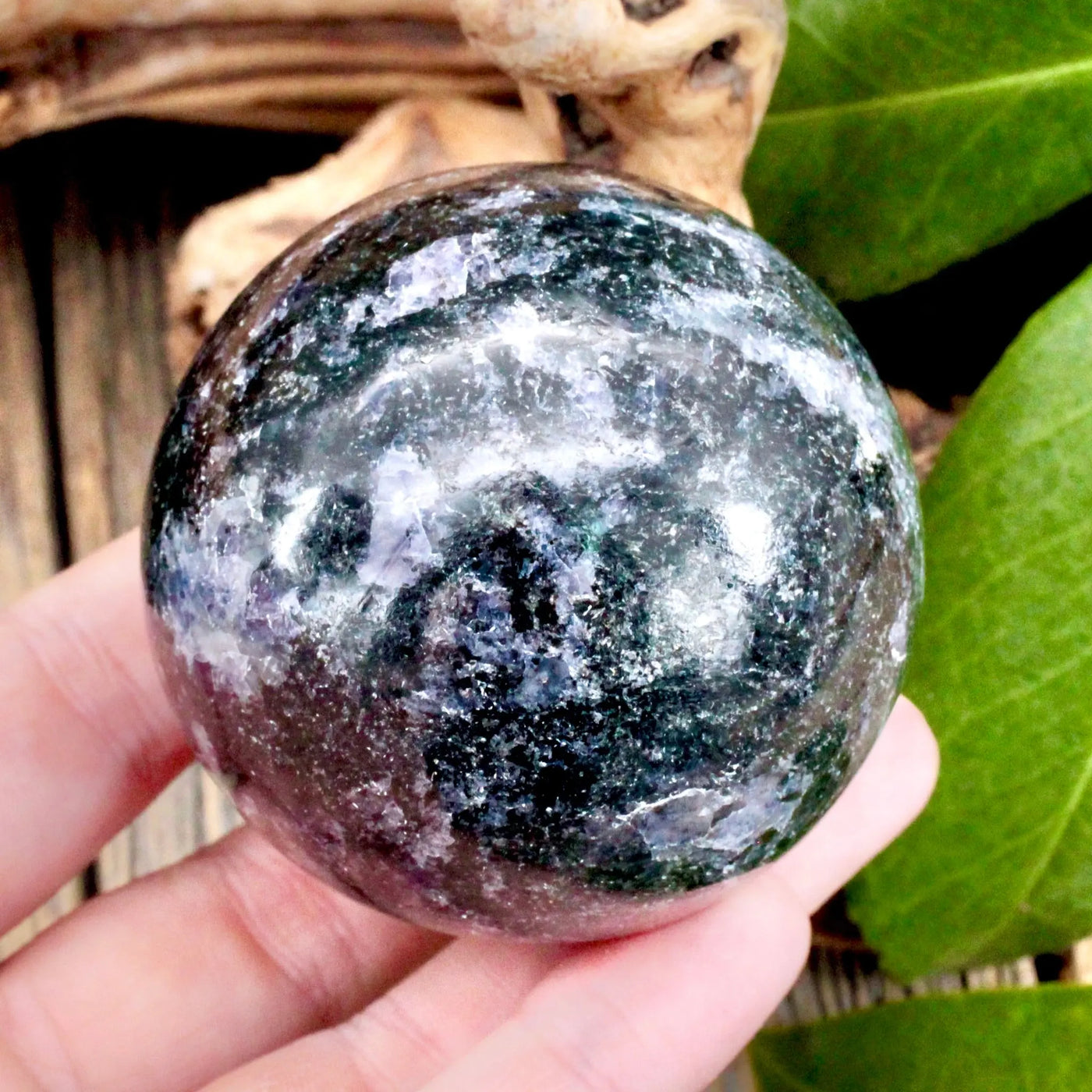 Iolite Sphere - Large