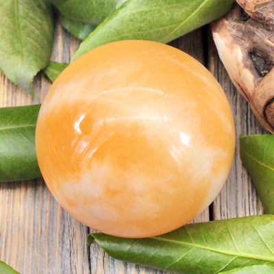 Yellow Calcite Sphere