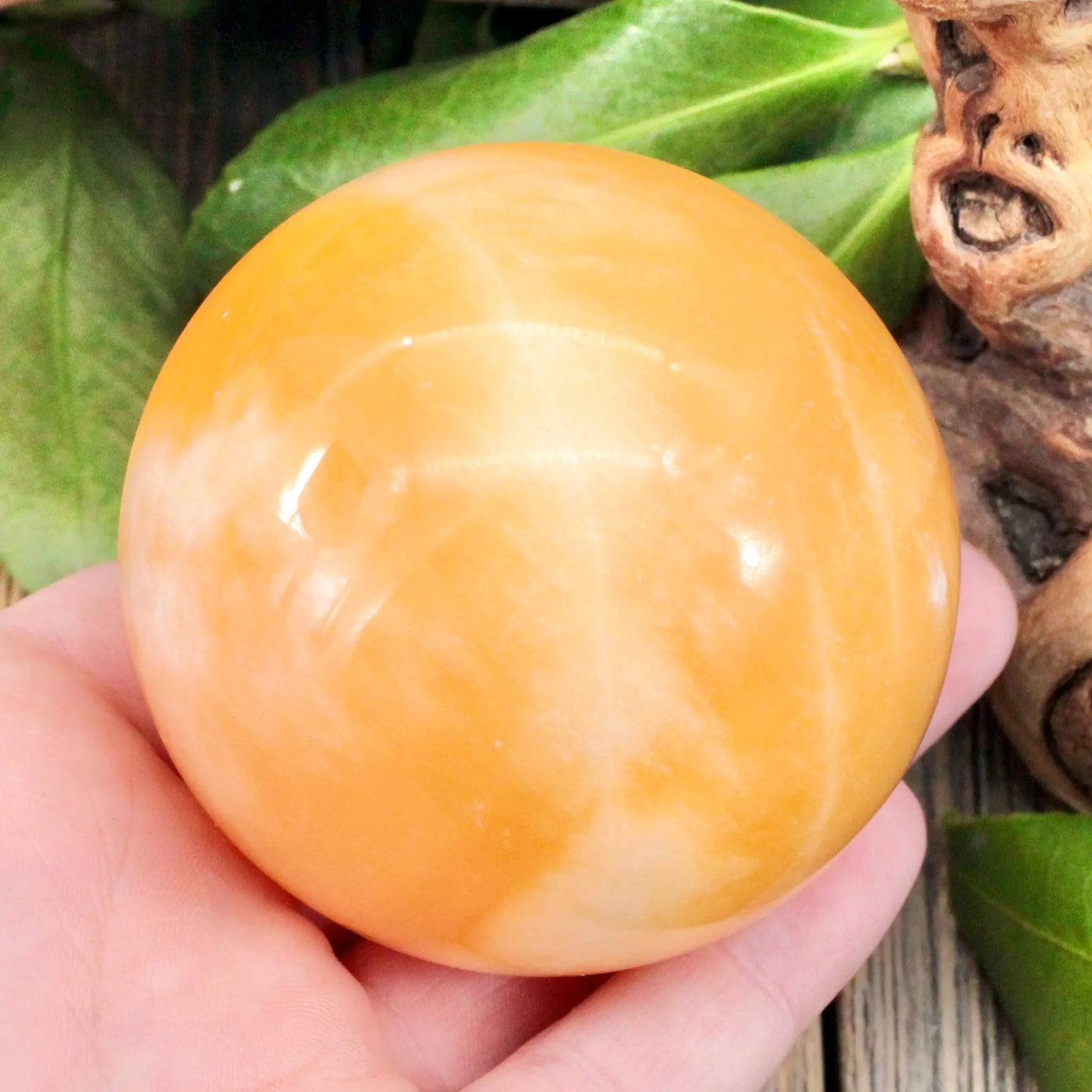 Yellow Calcite Sphere