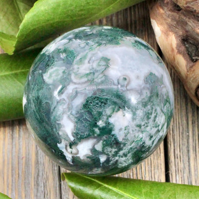 Moss Agate Sphere