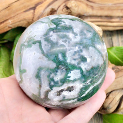 Moss Agate Sphere