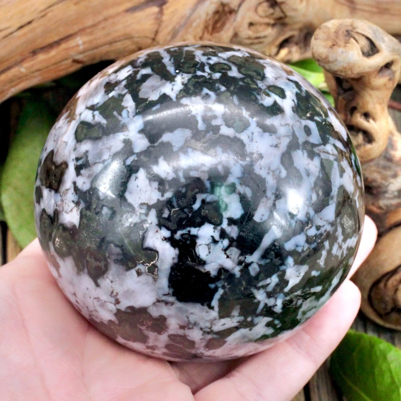 Indigo Gabbro Sphere