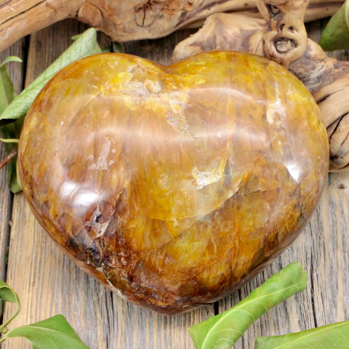 Golden Healer Heart - Large