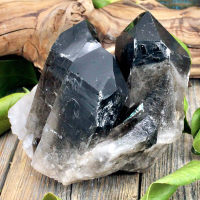 Smoky Quartz Cluster