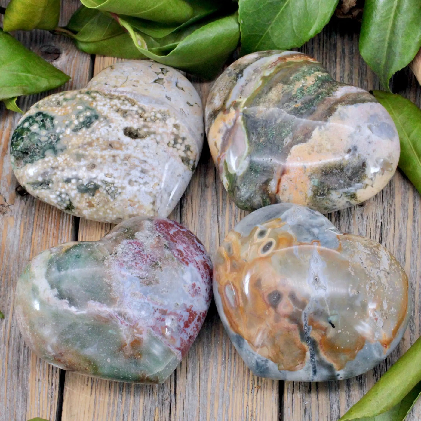 Ocean Jasper Heart