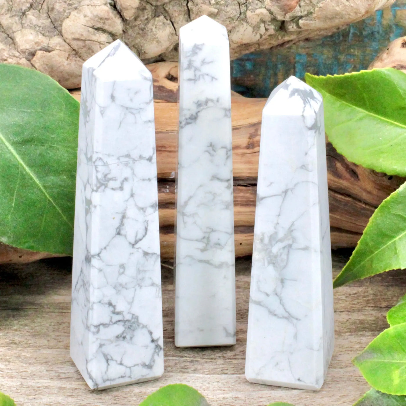 Howlite Obelisk