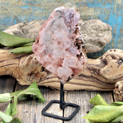 Pink Amethyst On Pin