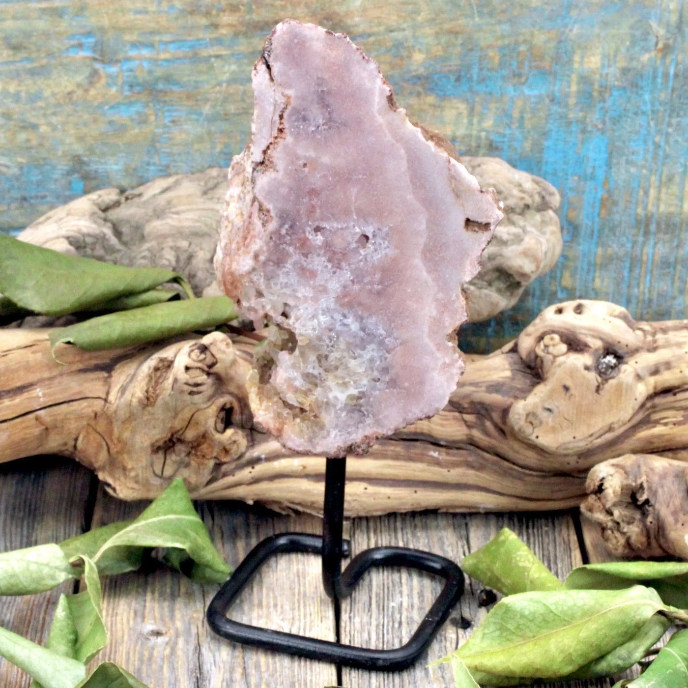 Pink Amethyst On Pin