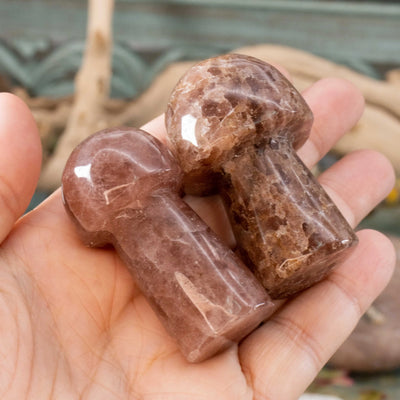 Strawberry Quartz Mushroom